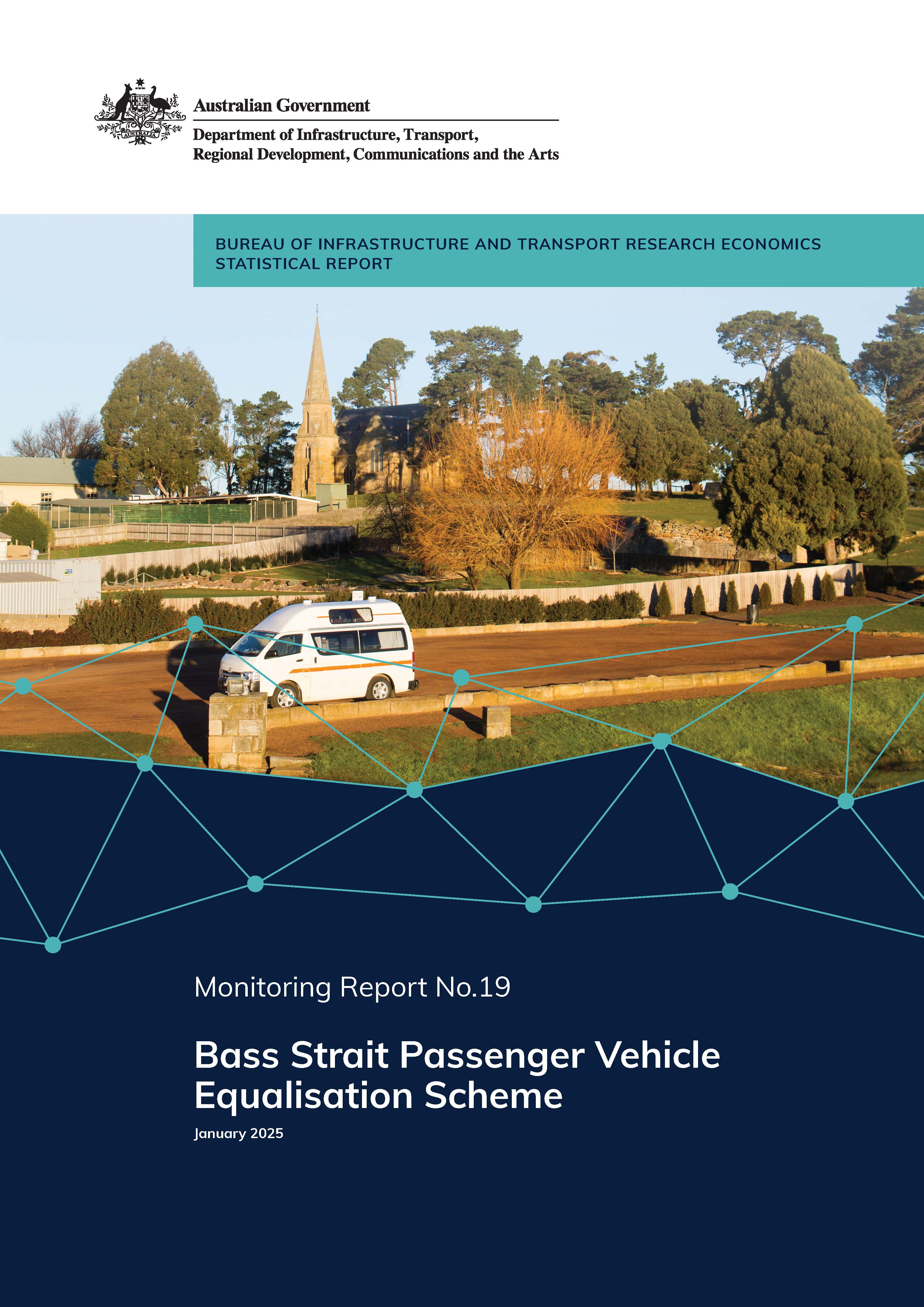 Monitoring Report No.19—Bass Strait Passenger Vehicle Equalisation Scheme —January 2025—cover image