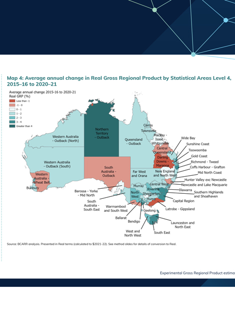 Experimental Gross Regional Product estimates 