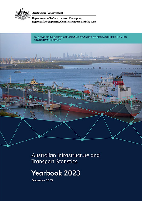 Australian Infrastructure and Transport Statistics - Yearbook 2023 cover