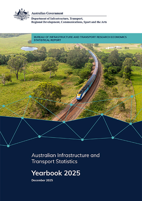 Australian Infrastructure and Transport Statistics Yearbook 2025 cover