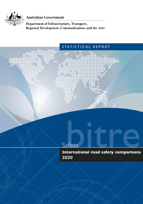 International road safety comparisons 2020 cover