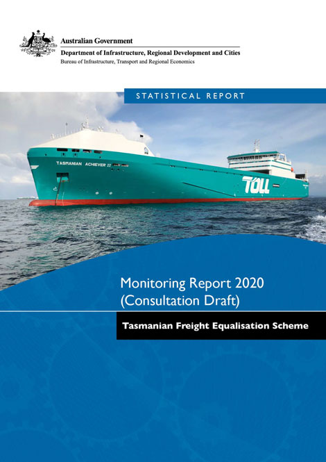 Monitoring report 2020 (consultation draft) Tasmanian Freight Equalisation Scheme - cover image