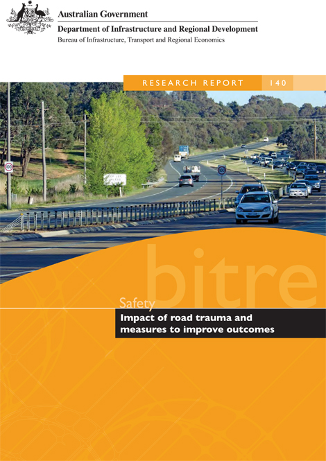 Cover Image of Impact of road trauma and measures to improve outcomes report