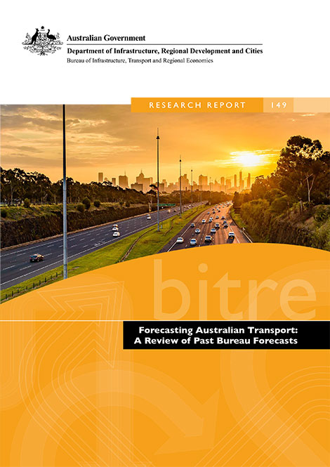 cover image of Forecasting Australian Transport: A Review of Past Bureau Forecasts